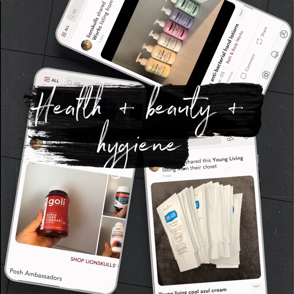 Health + beauty + hygiene